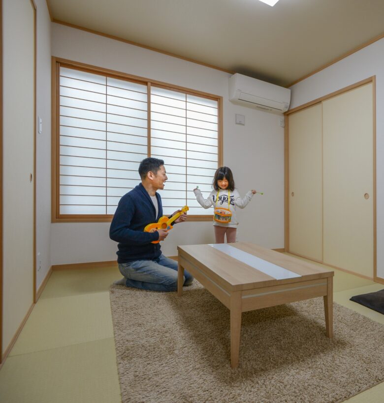 家族がくつろげる畳敷きの和室